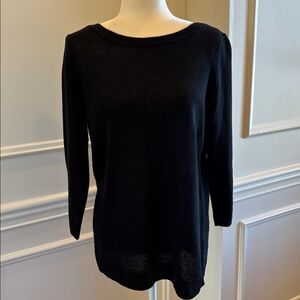 Talbots Classic Black Sweater